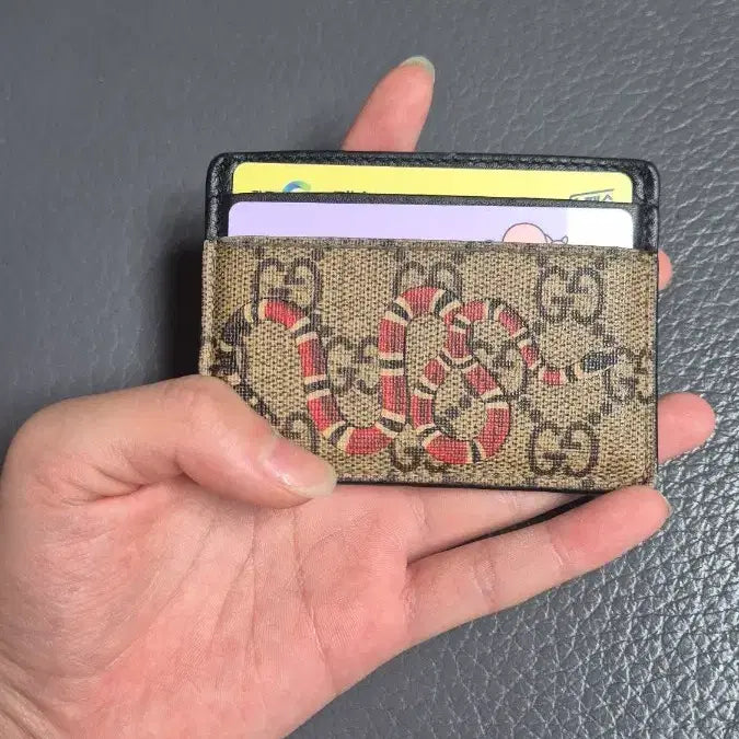 [BUNJANG] Gucci Kingsnake Card Holder / 구찌 킹스네이크 카드지갑