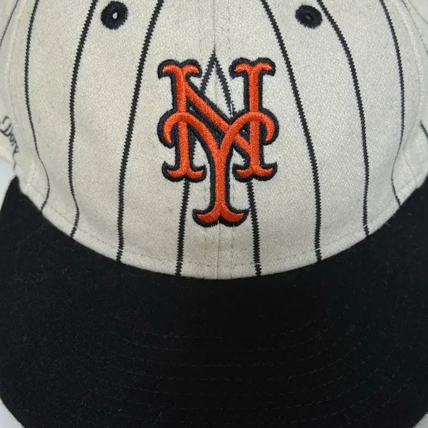 [BUNJANG] Aim Leon Dore x New Era Wool Mets Hat Cream / 에임레온도르 x 뉴에라 울 메츠 햇 크림