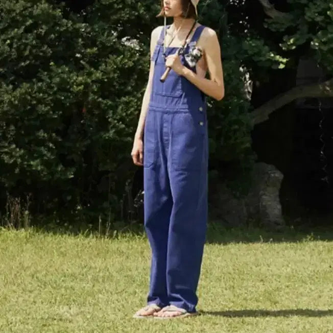 [BUNJANG] S Smooth Overalls Jumpsuit / S 스무스무드 멜빵바지 오버롤 점프수트