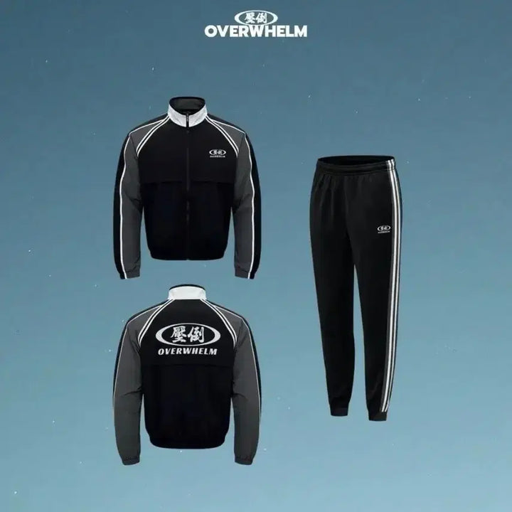 [BUNJANG] Apdo004 Black Training Set - Size M / 압도004 트레이닝복 세트