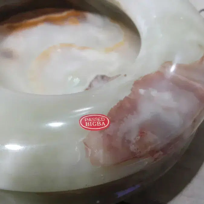 [BUNJANG] Large Jade Ashtray / 미사용 대형 옥돌 재떨이