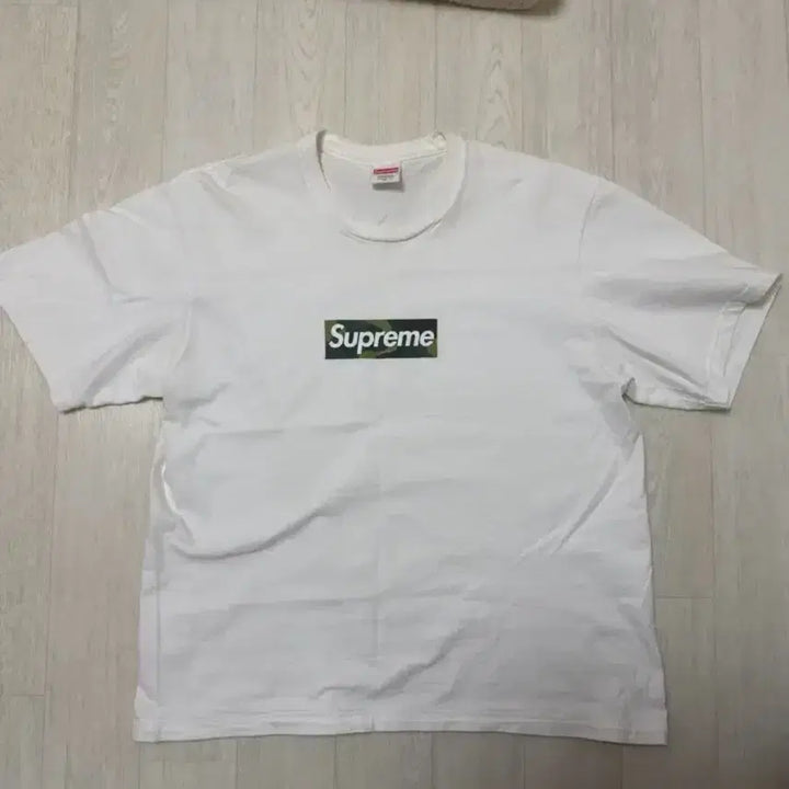 [BUNJANG] Supreme Box Logo T-Shirt White / 슈프림 박스 로고 티셔츠 화이트 23FW