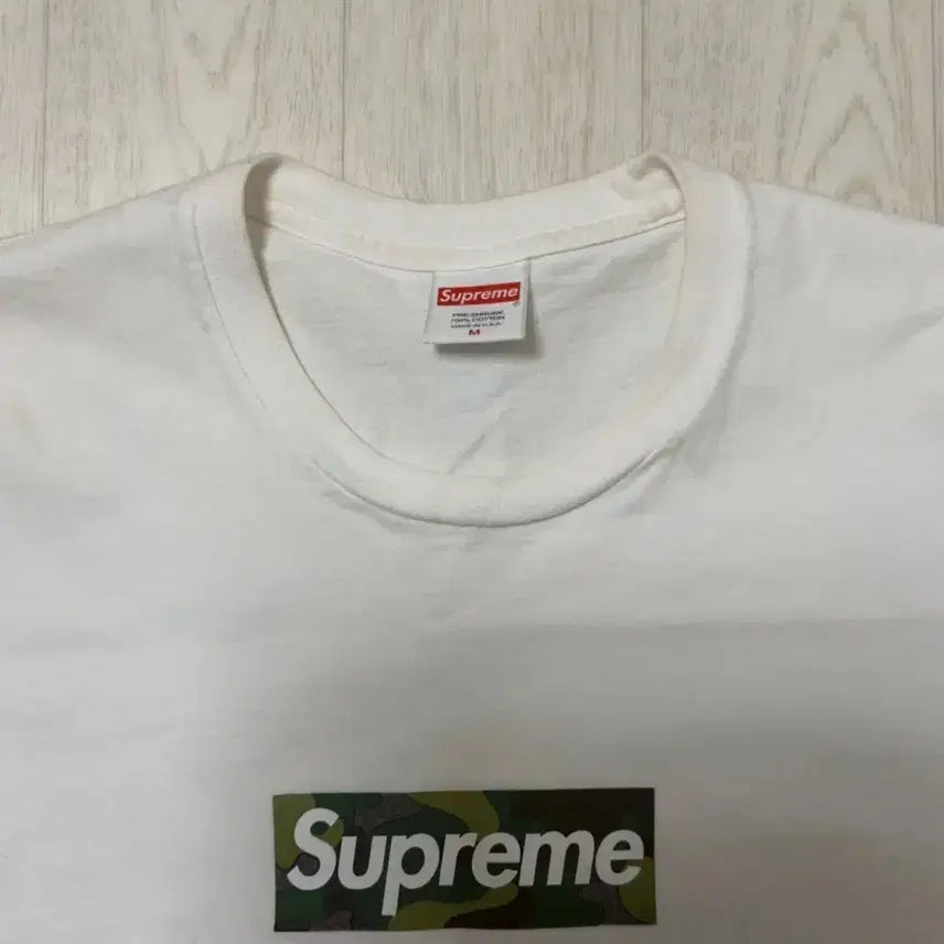[BUNJANG] Supreme Box Logo T-Shirt White / 슈프림 박스 로고 티셔츠 화이트 23FW