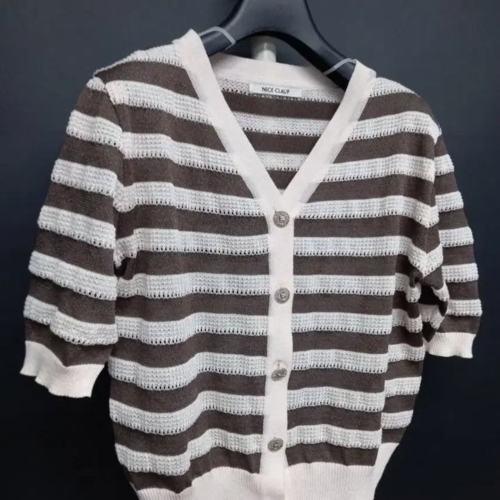 [BUNJANG] Nice Claup Spring/Summer Acrylic Blend Short Cardigan (Free Size) / 새 나이스클랍 춘하 숏 반발가디건 F 33-66