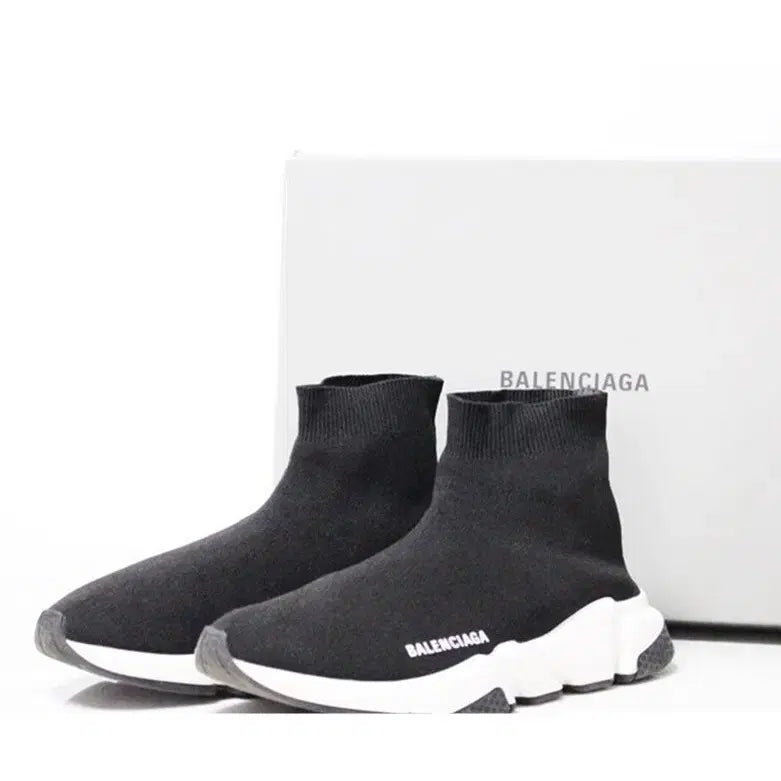 [BUNJANG] Balenciaga Speed Runner Socks Sneakers Oreo Size 41 / [S급]발렌시아가 스피드러너 삭스 스니커즈 오레오 41(260)