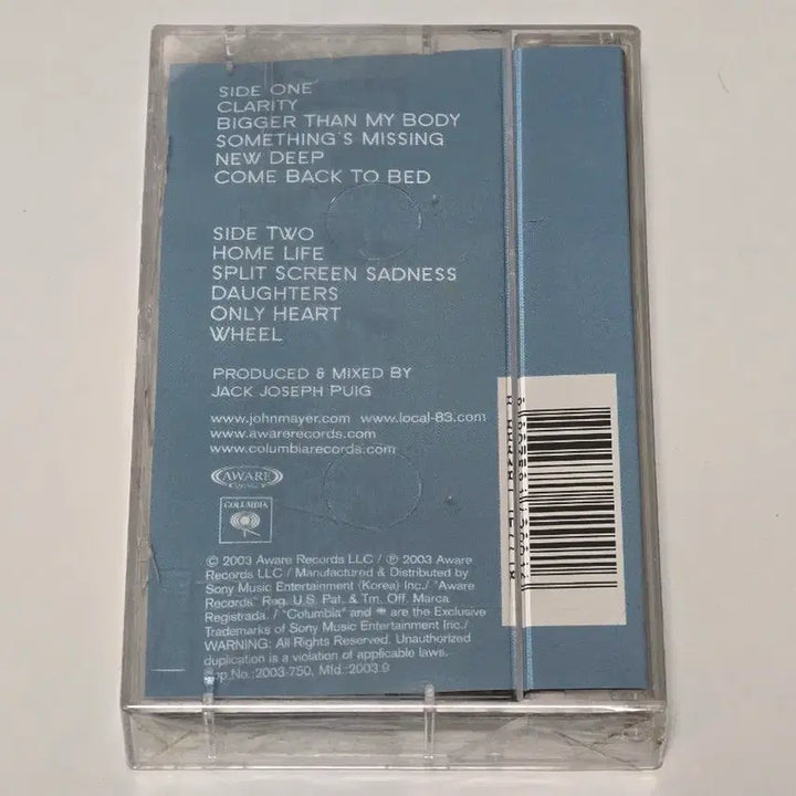 [BUNJANG] John Mayer Heavier Things Cassette Tape (Sealed) / (미개봉) 존 메이어 John Mayer - Heavier Things