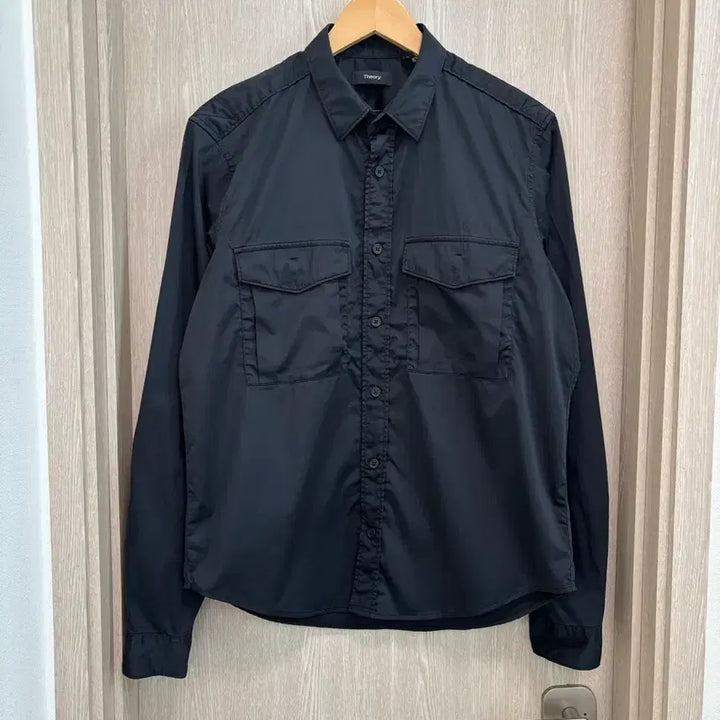 [BUNJANG] Theory Darrel Berke Pocket Shirt Black M / 띠어리 Darrel Berke 포켓 셔츠M/블랙