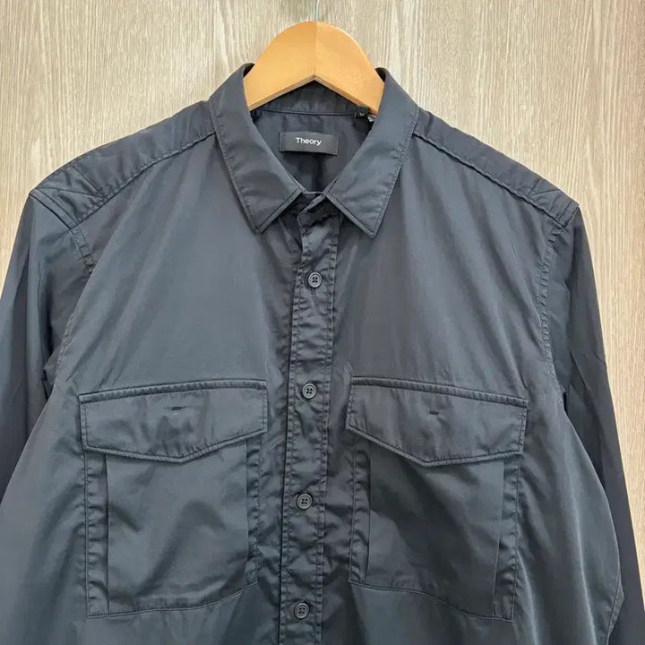 [BUNJANG] Theory Darrel Berke Pocket Shirt Black M / 띠어리 Darrel Berke 포켓 셔츠M/블랙
