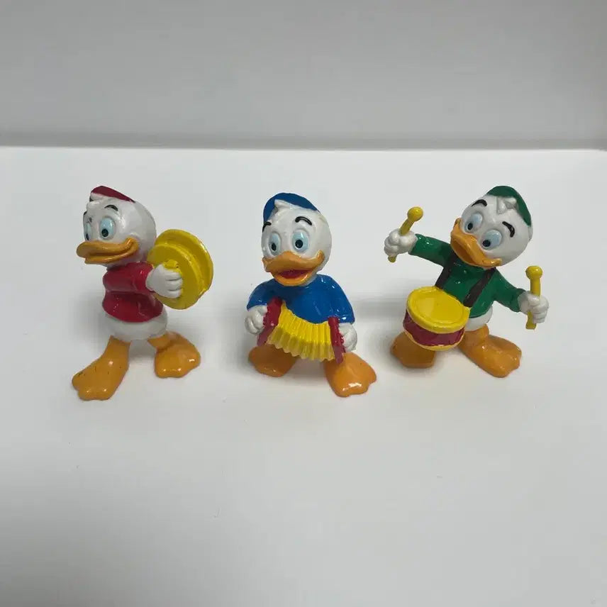 [BUNJANG] Disney Donald Duck Musical Instruments Figurines 3-Set / 디즈니 도날드 덕 악기 연주 피규어 3종 세트