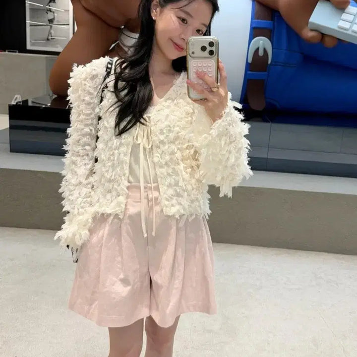 [BUNJANG] Bycini Lace Tassel Cardigan / 바이씨니 제작 레이스 수술 가디건