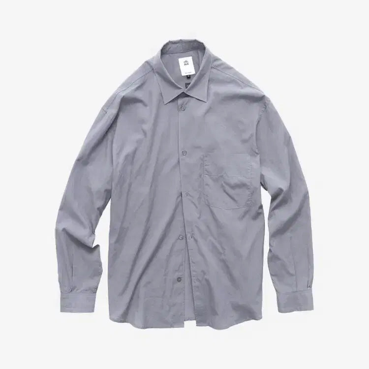 [BUNJANG] Poleruteu Tenko Shirt Mid Blue Grey / [2] 폴리테루 텐코 셔츠 미드 블루 그레이