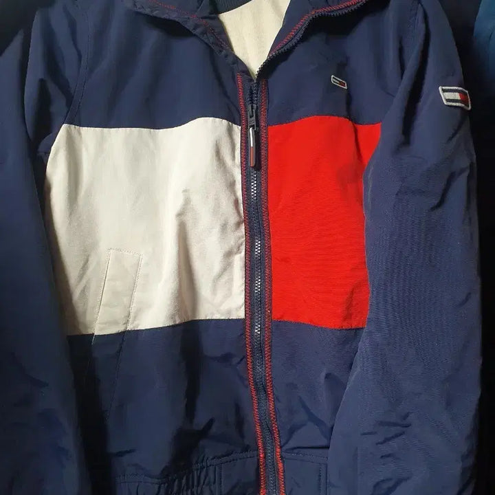 [BUNJANG] Tommy Hilfiger Colorblock Windbreaker Jacket (Size S) / 타미힐피거 컬러블록 바람막이 자켓 s