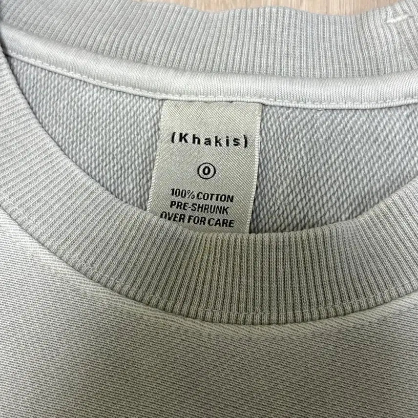 [BUNJANG] Khakis Pocket Crewneck Sweatshirt Size 0 / 카키스 포켓 크루넥 맨투맨 0사이즈
