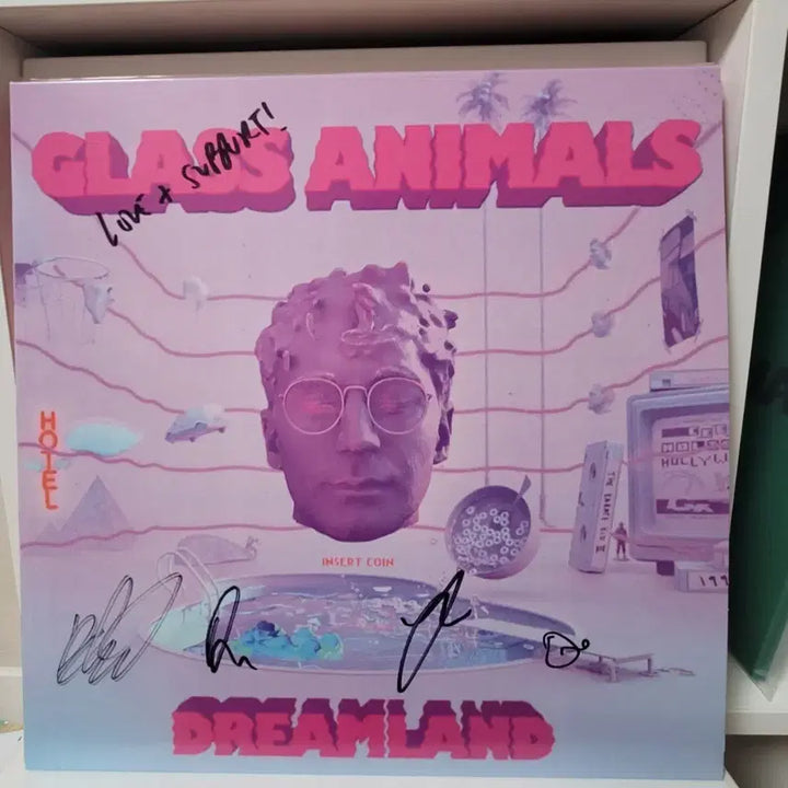 [BUNJANG] Glass Animals Dreamland Signed LP / Glass Animals(글래스애니멀즈) Dreamland 사인반 LP