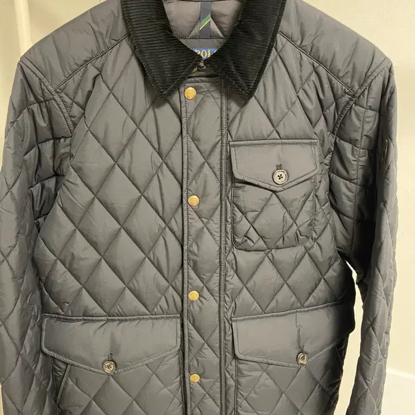 [SOLD OUT] [백화점 새상품] 폴로 퀼팅자켓 퀄팅자켓 블랙 S사이즈(95~100)