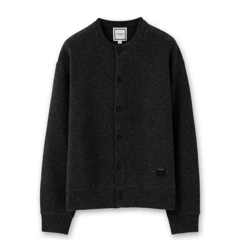 [BUNJANG] Wooyoungmi 24FW Crewneck Cardigan Grey / [구매] 우영미 24fw 크루넥 가디건 그레이 46, 48