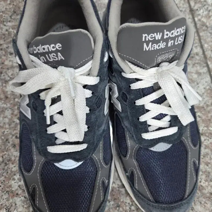 [BUNJANG] New Balance 993 Navy Sneakers / 뉴발란스 993 네이비 풀박스