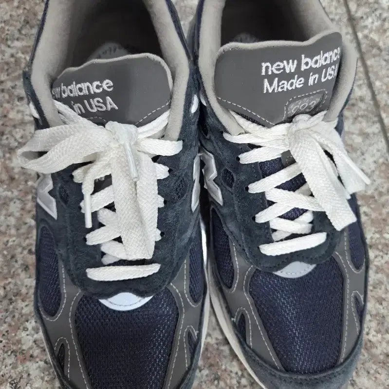 [BUNJANG] New Balance 993 Navy Sneakers / 뉴발란스 993 네이비 풀박스