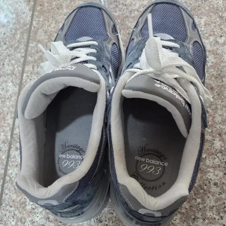 [BUNJANG] New Balance 993 Navy Sneakers / 뉴발란스 993 네이비 풀박스