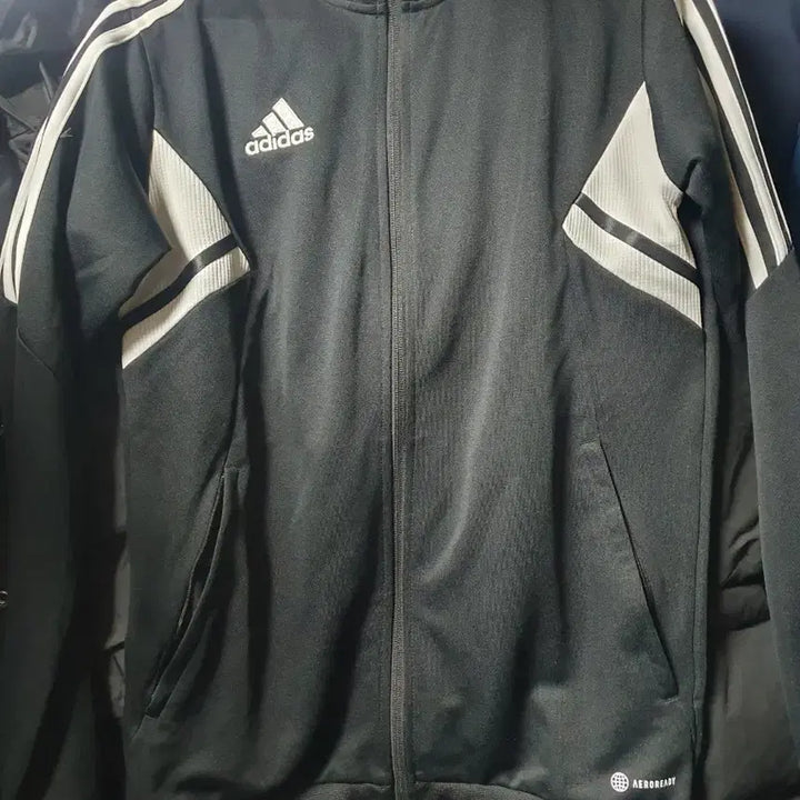[BUNJANG] Adidas Condivo Black Three-Stripes Track Jacket L / 아디다스콘디보 블랙 삼선 트레이닝 자켓l