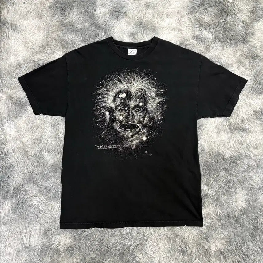 [BUNJANG] 90s Vintage Einstein T-Shirt XL Made in USA / [XL] 90s 빈티지 아인슈타인 티셔츠 usa