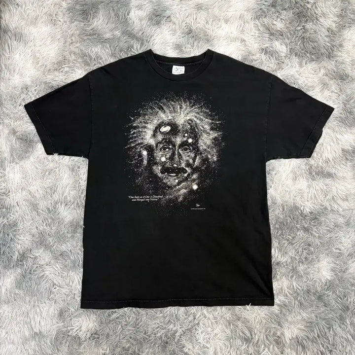 [BUNJANG] 90s Vintage Einstein T-Shirt XL Made in USA / [XL] 90s 빈티지 아인슈타인 티셔츠 usa