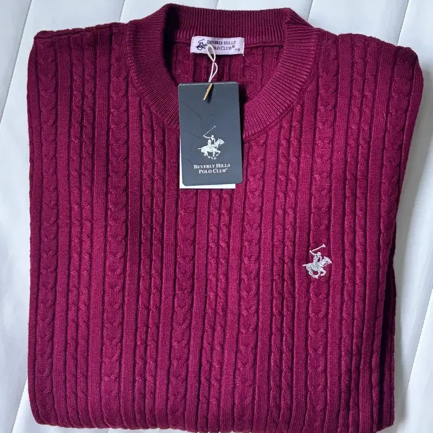 [BUNJANG] Beverly Polo Knit Wine 110 / 비버리 폴로 니트 판매합니다