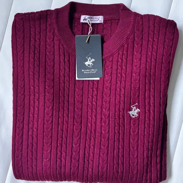 [BUNJANG] Beverly Polo Knit Wine 110 / 비버리 폴로 니트 판매합니다
