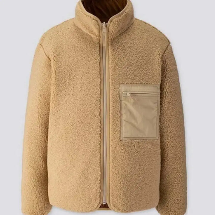 [SOLD OUT] [중고] 유니클로U 리버시블 보아 플리스 자켓 M사이즈(대략100사이즈)