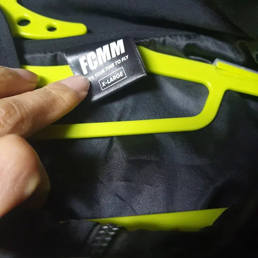 [BUNJANG] FCMM Black Windbreaker Jacket XL / FCMM 블랙 바람막이 자켓 xl