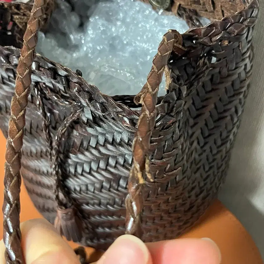 [BUNJANG] Dragon Diffusion Pompom Bag Dark Brown / 드래곤디퓨전 폼폼백 다크브라운