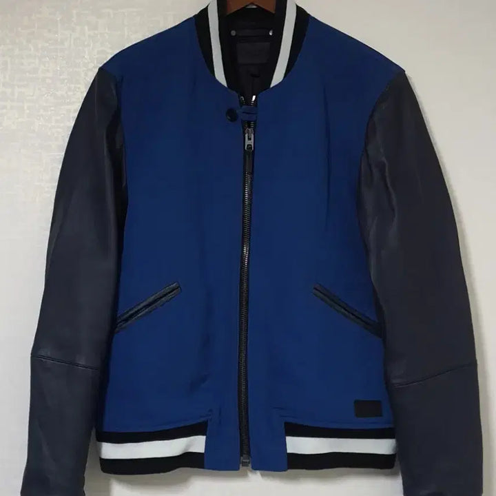 [BUNJANG] Coach Leather Varsity Bomber Jacket / COACH 코치 양가죽 바시티 점퍼 M 95 100
