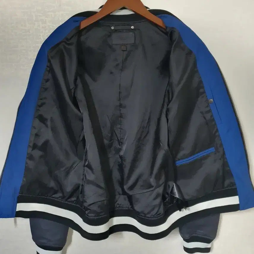 [BUNJANG] Coach Leather Varsity Bomber Jacket / COACH 코치 양가죽 바시티 점퍼 M 95 100
