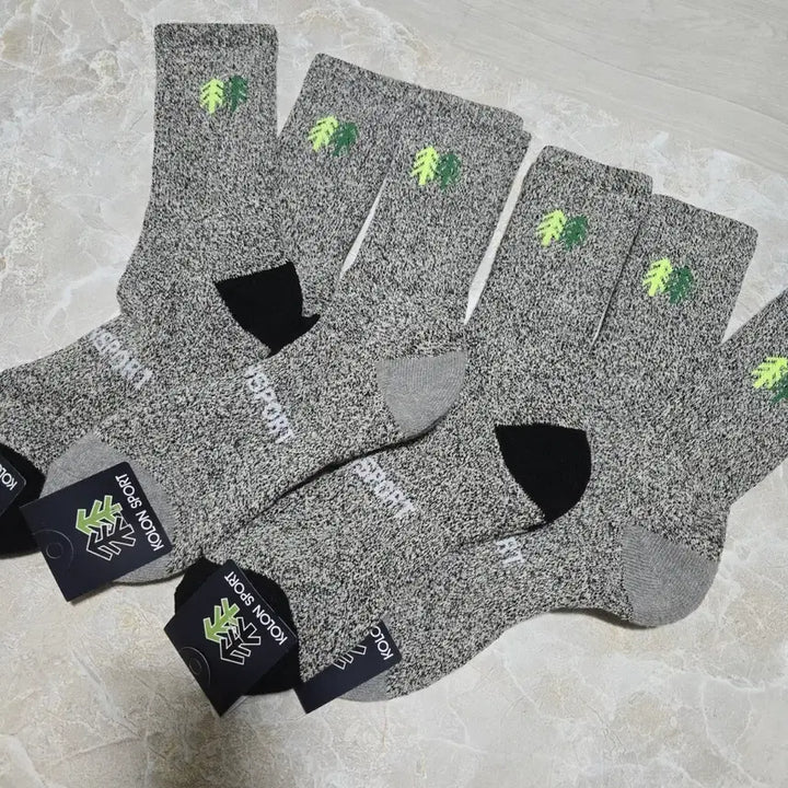 [BUNJANG] KOLON SPORT Socks Set (4 Pairs) / 코오롱 스포츠 삭스 양말 세트 4켤레