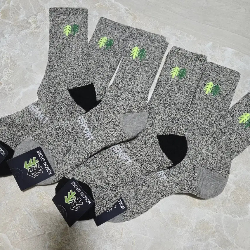 [BUNJANG] KOLON SPORT Socks Set (4 Pairs) / 코오롱 스포츠 삭스 양말 세트 4켤레