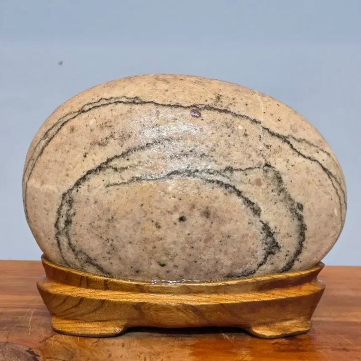 [BUNJANG] Namhangang Calligraphy Brush Pattern Stone (Suseok) / 260501 문양이 독특한 남한강 세필 문양석 수석 팝니다