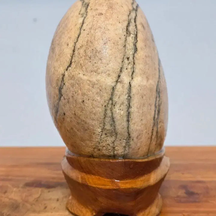 [BUNJANG] Namhangang Calligraphy Brush Pattern Stone (Suseok) / 260501 문양이 독특한 남한강 세필 문양석 수석 팝니다