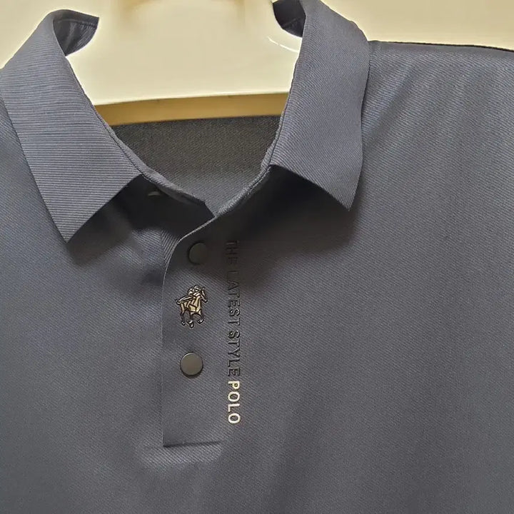[BUNJANG] Polo Spandex Regular Fit Short Sleeve T-Shirt Navy Men&