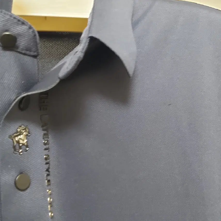 [BUNJANG] Polo Spandex Regular Fit Short Sleeve T-Shirt Navy Men&