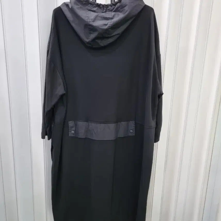 [SOLD OUT] 블랙 롱 후드 원피스