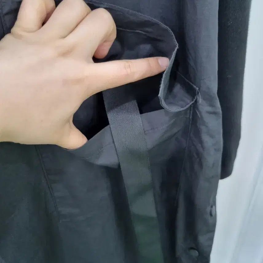 [SOLD OUT] 블랙 롱 후드 원피스