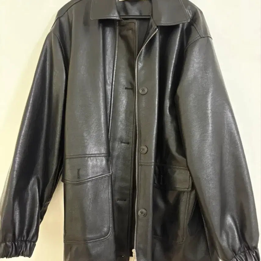 [BUNJANG] DMBER Bred Leather Jacket / 디엠버 브레드레더자켓 팝니다(거의새것)
