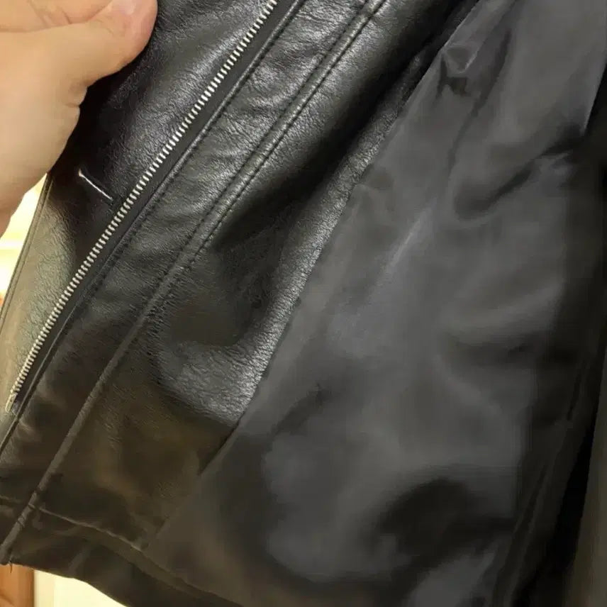 [BUNJANG] DMBER Bred Leather Jacket / 디엠버 브레드레더자켓 팝니다(거의새것)