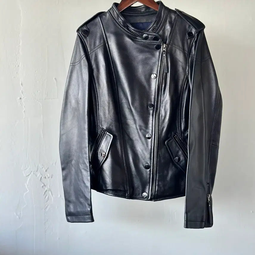 [BUNJANG] Single Rider Leather Jacket / 싱글 라이더 가죽자켓