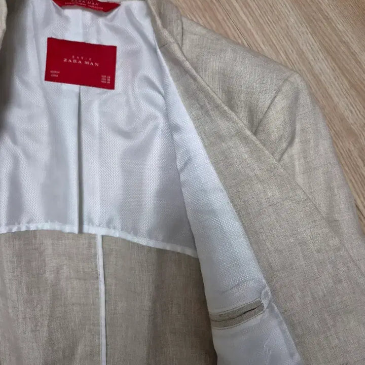 [SOLD OUT] (새상품) 자라 ZARA MAN 베이지 린넨 블레이저