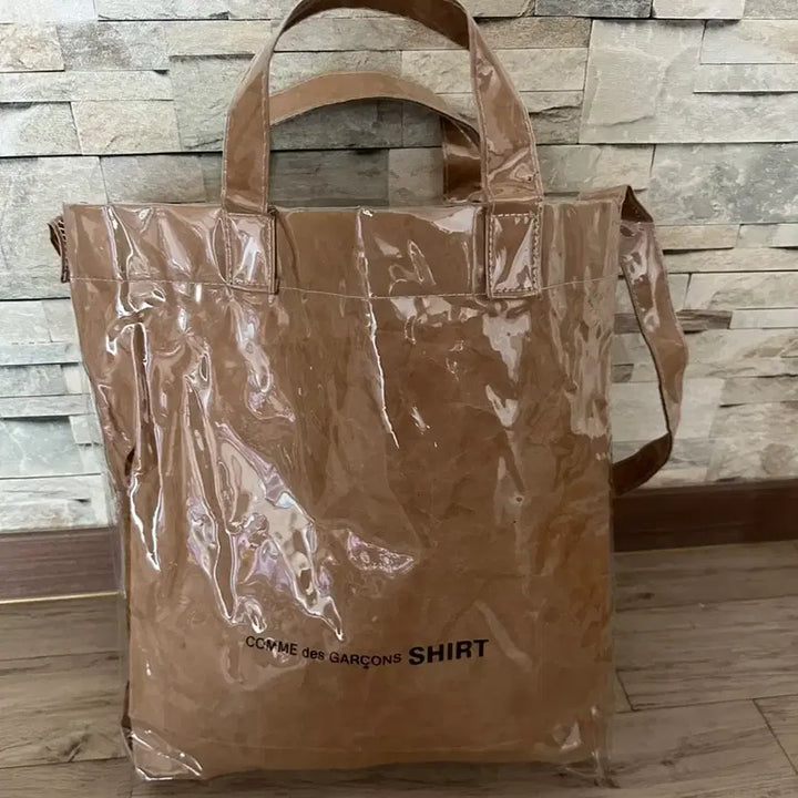 [BUNJANG] Comme des Garçons PVC 2-Way Bag / 콤데가르송 pvc 2way백 셔츠 쇼퍼숄더백 이동휘크로스백