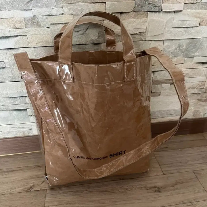 [BUNJANG] Comme des Garçons PVC 2-Way Bag / 콤데가르송 pvc 2way백 셔츠 쇼퍼숄더백 이동휘크로스백