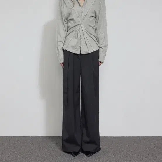 [BUNJANG] Bohemian Seoul Buttoned Fit Cardigan, Melange Gray / 보헤미안서울 BUTTONED FIT CARDIGAN, MELANGE GR