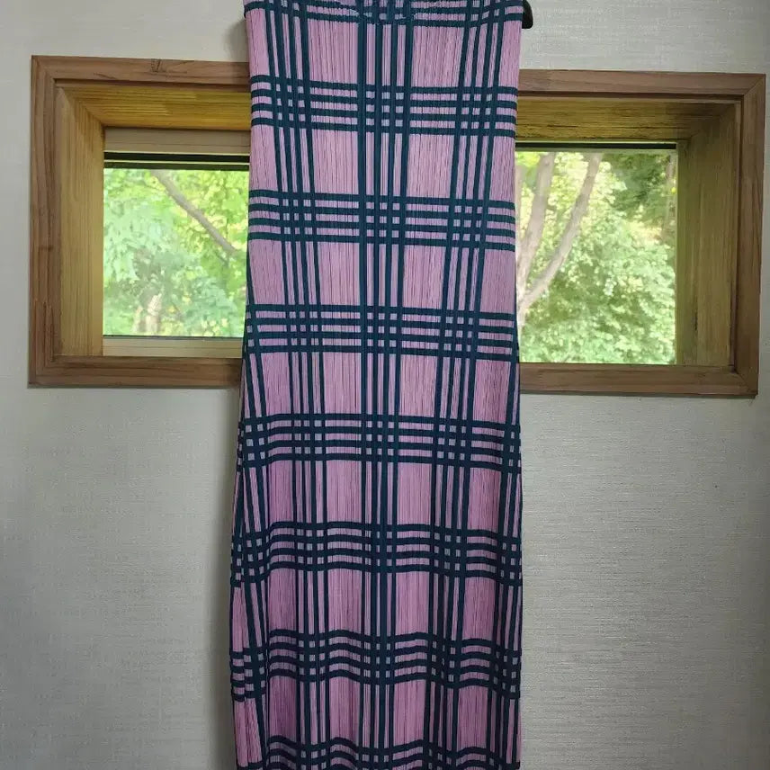 [BUNJANG] Pleated Sleeveless Maxi Dress / 플리츠 나시 롱원피스