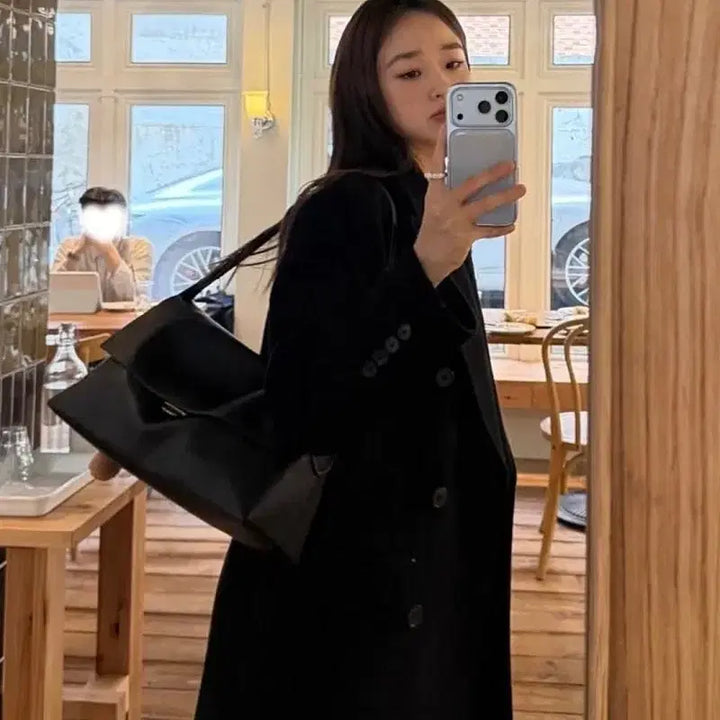 [BUNJANG] Coach Chelsea Shoulder Bag (30/36 Size) in Black/Brown / [~6/30 8만원할인] 코치 첼시 숄더백 /30사이즈